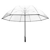 Parapluie de golf transparent - Résistant au vent - Ouverture automatique - Large diamètre