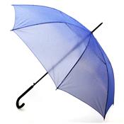Parapluie long femme  ouverture automatique - Vogue - Rsistant au vent - Bleu avec goutes pailletes