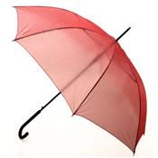 Parapluie long femme  ouverture automatique - Vogue - Rsistant au vent - Rouge avec goutees pailletes