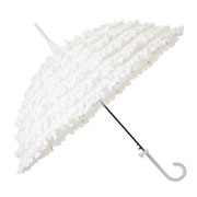 Parapluie dentelle & froufrou