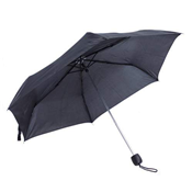 Parapluie de poche pliant - Compact et léger - Noir