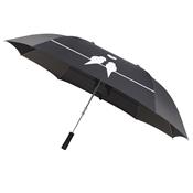Parapluie pour 2 personnes Noir - Large diamètre - Imprimé oiseaux