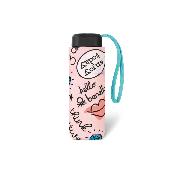 Parapluie plat pliable ultra compact & léger - ultra mini pour femme - Girlie Rose