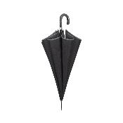Parapluie long pour femme - Ouverture automatique - Protection Extra Large 120 cm - Bordure réfléchissante - Noir