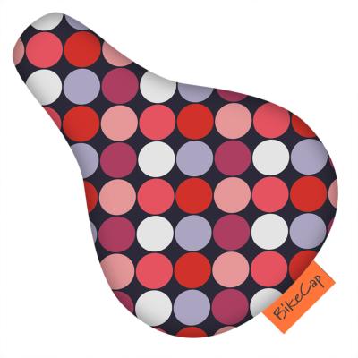 Housse de selle de vélo enfant - Multidots Pastel