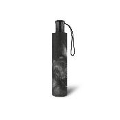 Mini parapluie pliant pour femme - Système d'ouverture automatique - Chien noir