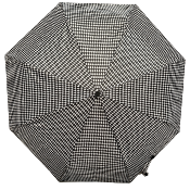 Parapluie pliant - Léger - Motif à carreaux noir et blanc