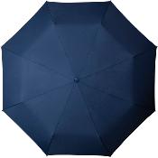 Parapluie pliant automatique - Grande protection de 100 cm de diamètre - Résistant au vent - Bleu marine