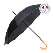 Parapluie AYRENS - 12 baleines - Fabrication française - Noir