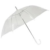 Parapluie droit - transparent - automatique