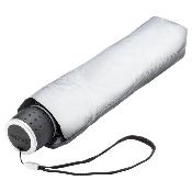 Parapluie pliable réfléchissant - Grande protection 95 cm - Modèle à trois volets - Argenté