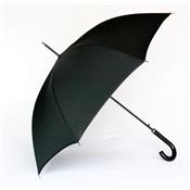 Parapluie AYRENS - droit - ouverture automatique - noir - Fabrication FRANCAISE