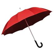 Grand parapluie droit - ouverture automatique - rouge
