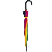 Grand parapluie golf imprimé arc en ciel - diamètre de 95 cm