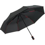 Parapluie de poche pliant et compact - Résistant au vent - Toile éco-certifiée Noir