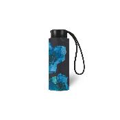 Mini parapluie pliant ultraléger et compact pour femme - Bleu floral