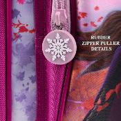 Sac à dos à roulettes Frozen 2 pour enfants - Poignée rétractable et roulettes - Bretelles rembourrées réglables - Taille unique