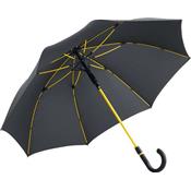 Parapluie long - Automatique - Résistant au vent avec le système intérieur jaune