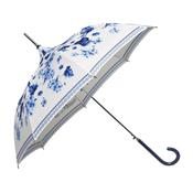Parapluie long - Design Danois - Toile crème et joli imprimé floral