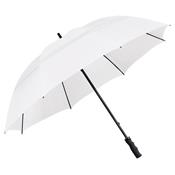 Parapluie droit de golf - blanc - toile recyclée