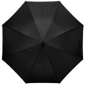 Grand parapluie de golf automatique à double auvent - 120 cm de diamètre - Résistant au vent - Noir avec design intérieur en gouttes de pluie