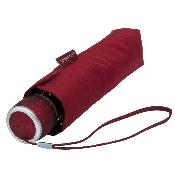 Mini Parapluie pliant - Résistant au vent - Couverture large 100 cm - Rouge bordeaux