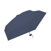 Mini parapluie pour femme et homme - Léger et compact -  Résistant au vent - Avec pochette coloris assorti - Bleu