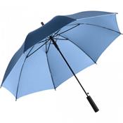 Parapluie long automatique femme - Grand parapluie Double toile bleue - Résistant au vent - Anti-UV