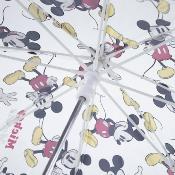 Parapluie cloche pour enfants - Parapluie garçon - Manche rouge - Mickey mouse