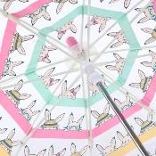 Parapluie cloche pour enfants - Rayures de lapin