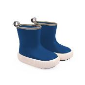 Bottines épaisses - Bottes de pluie pour enfants avec bordure réfléchissante - Semelle antidérapante - Bleu - Taille 26-27