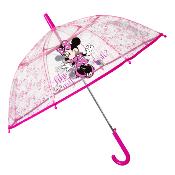 Automatique Parapluie cloche pour enfants - Parapluie fille - Manche rose - Minnie mouse