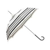 Parapluie long pour femme - Design Danois - Large 90 cm - Toile crème et noire