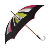 Parapluie SAUVAGNAT - fabriqué en France - Transparent alterné