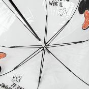 Parapluie cage oiseaux transparent pour ados - Minnie