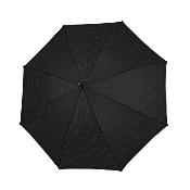 Parapluie long pour femme - Ouverture automatique - Protection Extra Large 120 cm - Bordure réfléchissante - Noir