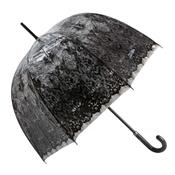 Parapluie cloche transparent dentelle noire - Jean Paul Gaultier