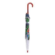 Parapluie cloche transparent enfant - Poignée rouge - Avengers