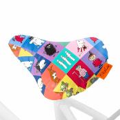 Housse de selle de vélo pour adolescents et adultes - Moomin Checked