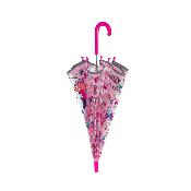 Parapluie transparent cloche pour enfant - Bordure réfléchissante pour une meilleure visibilité la nuit - Parapluie fille - Licorne