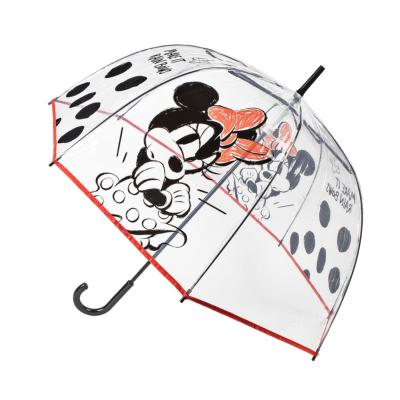 Parapluie cage oiseaux transparent pour ados - Minnie