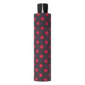 Parapluie pliant ultraléger et compact pour femme - Pois roses