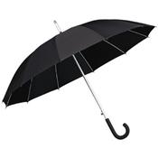 Grand parapluie droit - ouverture automatique - noir