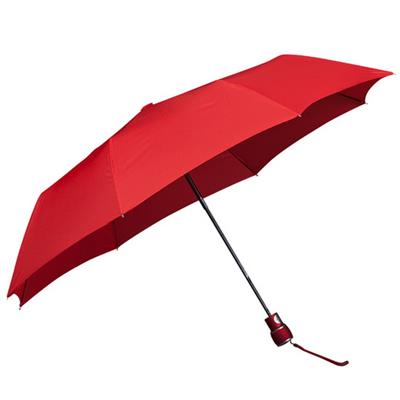 Parapluie femme - pliant - ouverture automatique - rouge