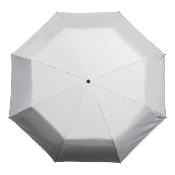 Parapluie pliable réfléchissant - Grande protection 95 cm - Modèle à trois volets - Argenté
