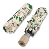 Parapluie pliant et écologique - Ouverture automatique - Large protection 96 cm - Vert