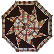 Parapluie long - Ouverture automatique - Large 104 cm - Fabrication française - Ecossais
