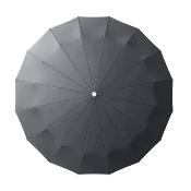Parapluie pliant automatique pour homme - Parapluie triple - Gris