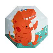 Parapluie poussette pour enfant - Avec poignée crochet facile à saisir - Poignée amovible et réglable - Intérieur noir - Dinosaure