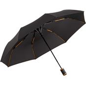 Parapluie pliant automatique - avec le système intérieur orange